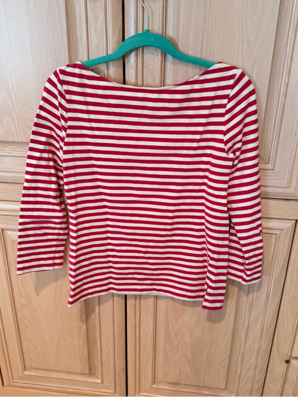 EUC Kate Spade Boat Neck Striped Bow Top - Picture 4 of 8